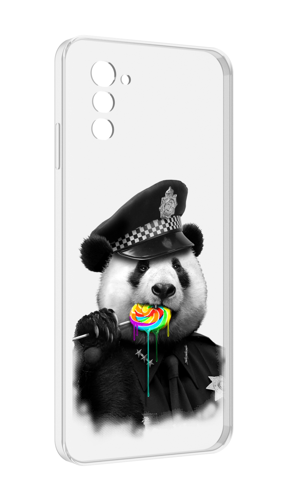 

Чехол MyPads Панда полиция для UleFone Note 12 / Note 12P, Прозрачный, Tocco