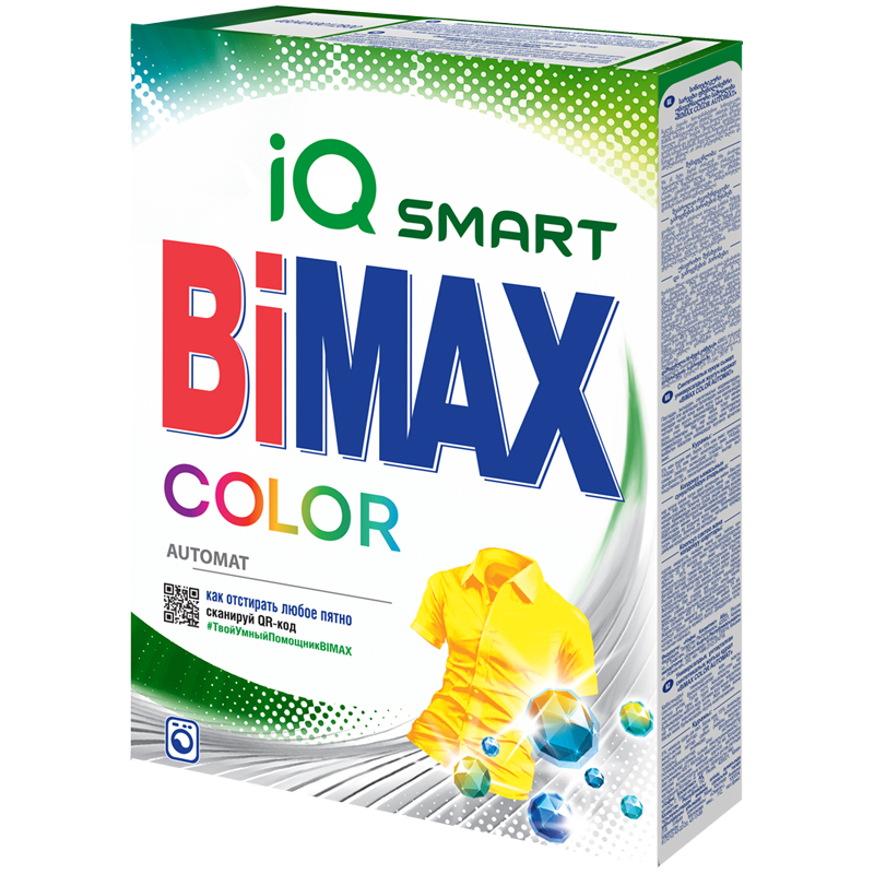 Стиральный порошок-автомат BiMax Color 400г 24 уп. 100059840710