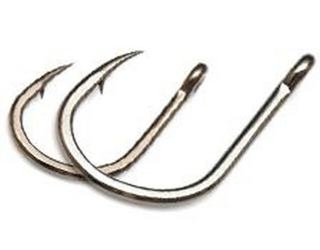 

Одинарные крючки Owner Chod Hook №1 BС, с колечком, загнутое острие, с бородкой, Серебристый, 56501 Iseama X