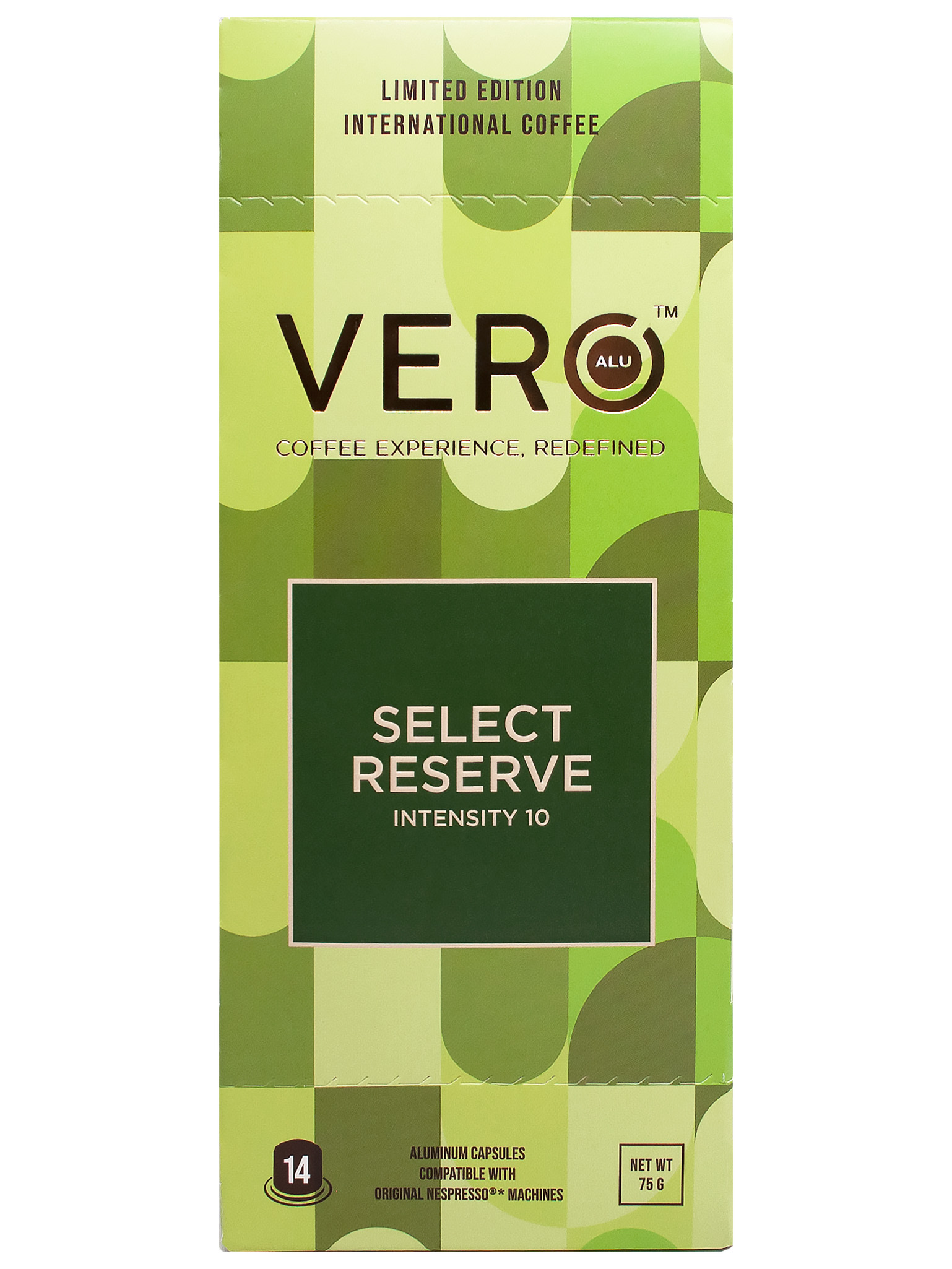 Кофе жареный молотый VERO в капсулах Select Reserve Coffee 14 капсул