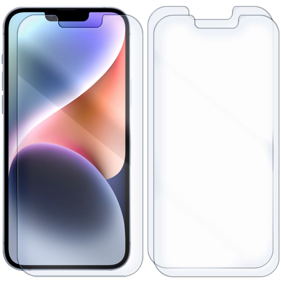 

Комплект из 3-x защитных гибридных стекол для iPhone 14 Plus