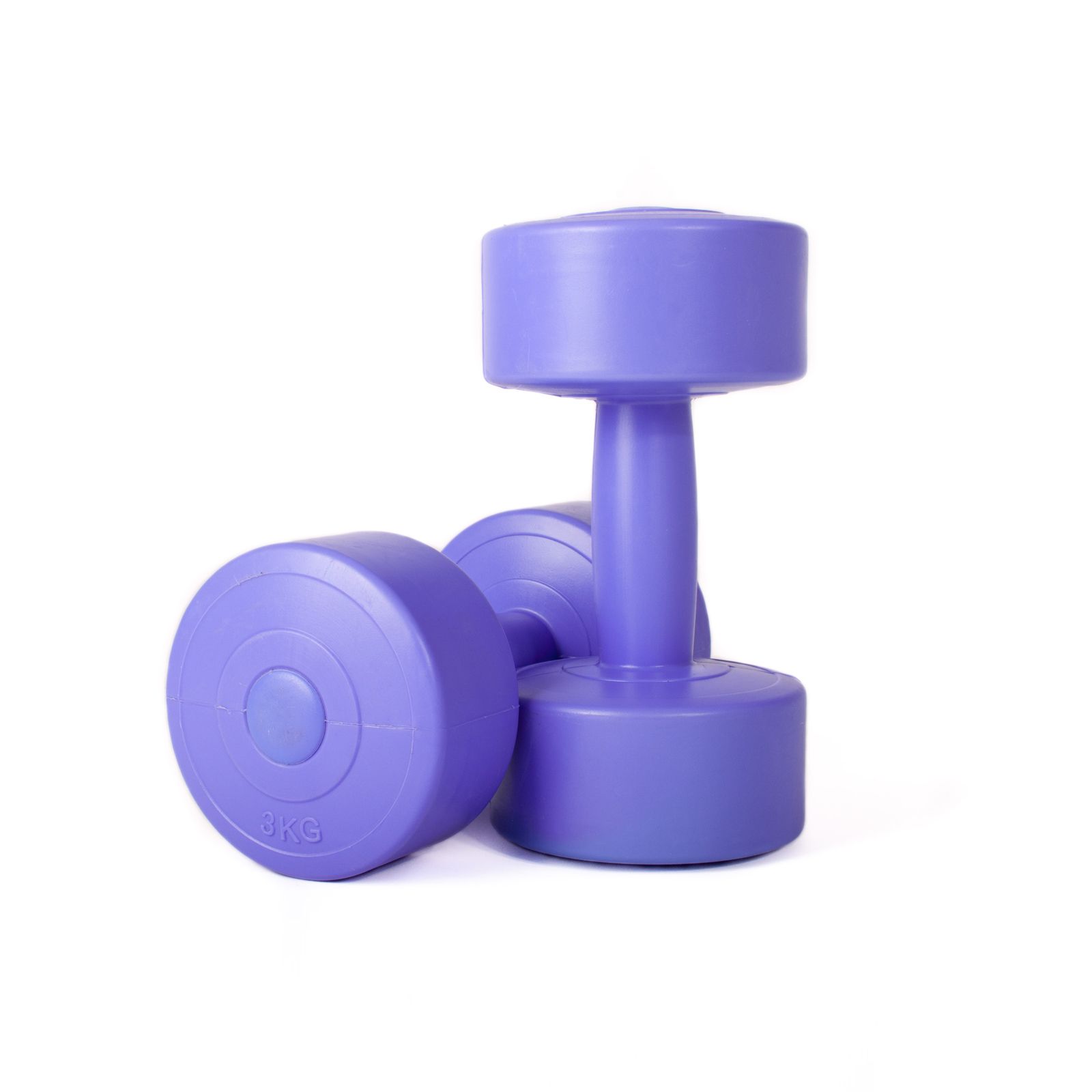 

Виниловые гантели Gravity DK4145 круглые 3 кг х 2 шт., сиреневый, Фиолетовый, DK4145