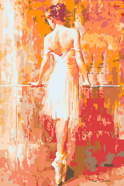 

Живопись по номерам Живопись по Номерам Балерина, 40x60, Балерина