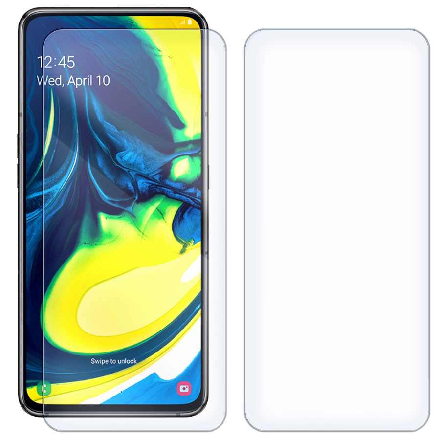 

Комплект из 2-x защитных гибридных стекол для Samsung Galaxy A80