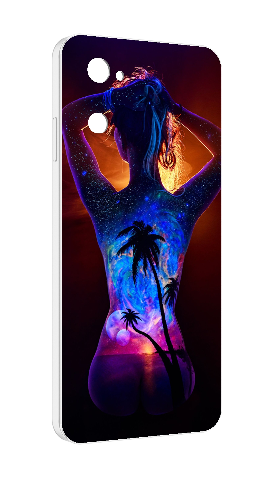 

Чехол MyPads Девушка-и-пальмы женский для UleFone Note 12 / Note 12P, Прозрачный, Tocco