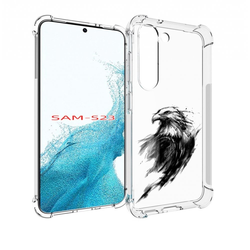 

Чехол MyPads чб птица для Samsung Galaxy S23, Прозрачный, Tocco