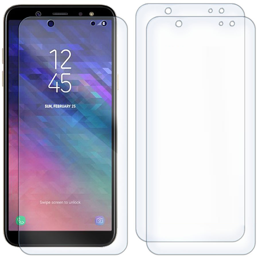 

Комплект из 3-x защитных гибридных стекол для Samsung Galaxy A6 2018
