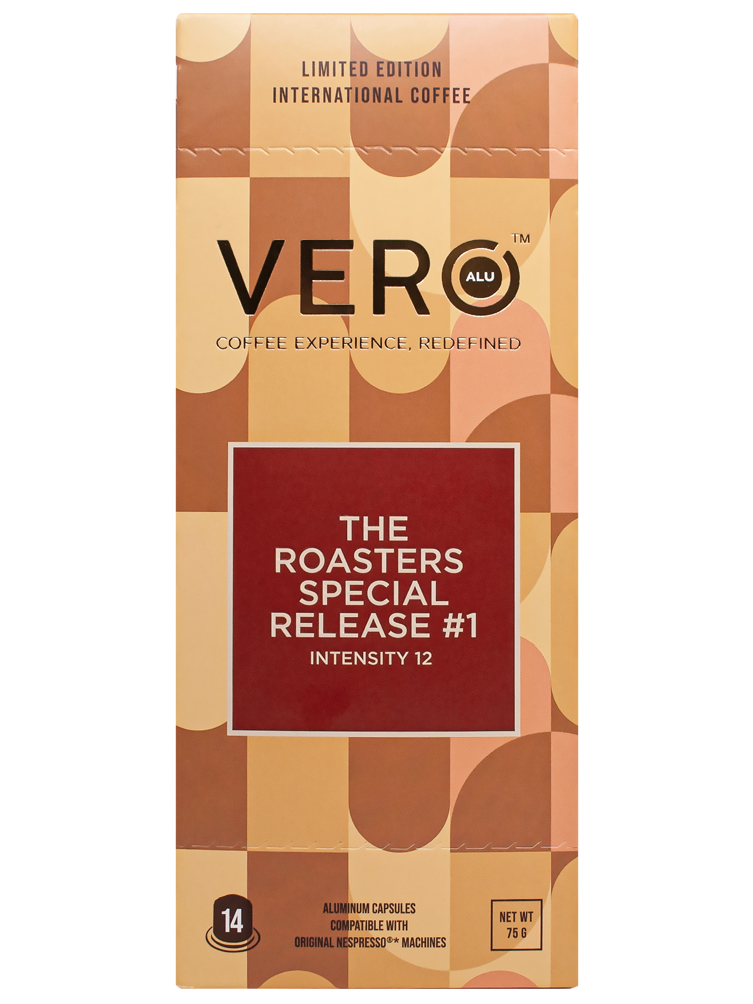 Кофе жареный молотый VERO в капсулах Roasters special release 14 капсул