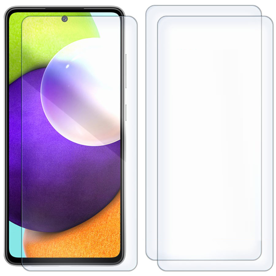 

Комплект из 3-x защитных гибридных стекол для Samsung Galaxy A52