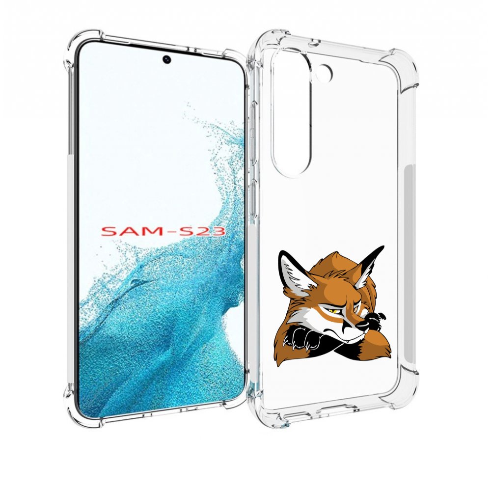 

Чехол MyPads фокс для Samsung Galaxy S23, Прозрачный, Tocco