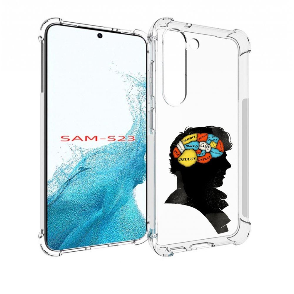

Чехол MyPads темный рисунок для Samsung Galaxy S23, Прозрачный, Tocco