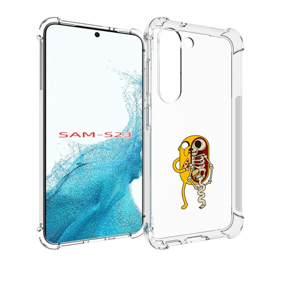 

Чехол MyPads Джейк скелет для Samsung Galaxy S23, Прозрачный, Tocco
