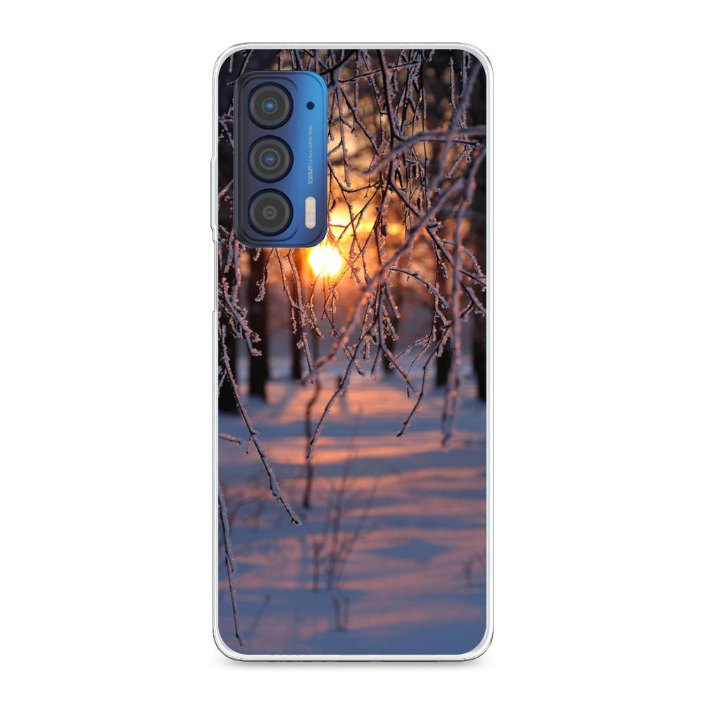 

Чехол для Motorola Edge (2021) "Зима 7", Оранжевый;розовый;черный, 242950-2