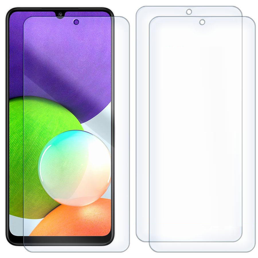 

Комплект из 3-x защитных гибридных стекол для Samsung Galaxy A22 4G