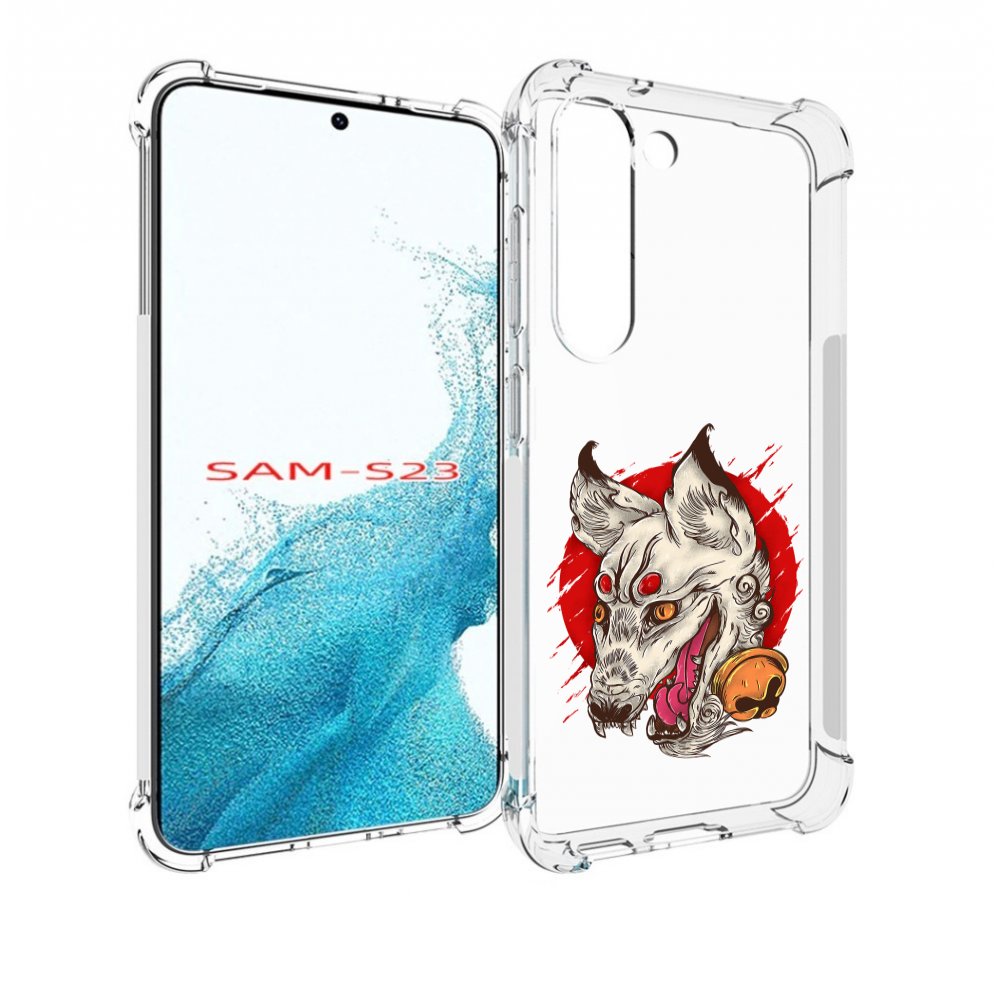 

Чехол MyPads страшная собака для Samsung Galaxy S23, Прозрачный, Tocco