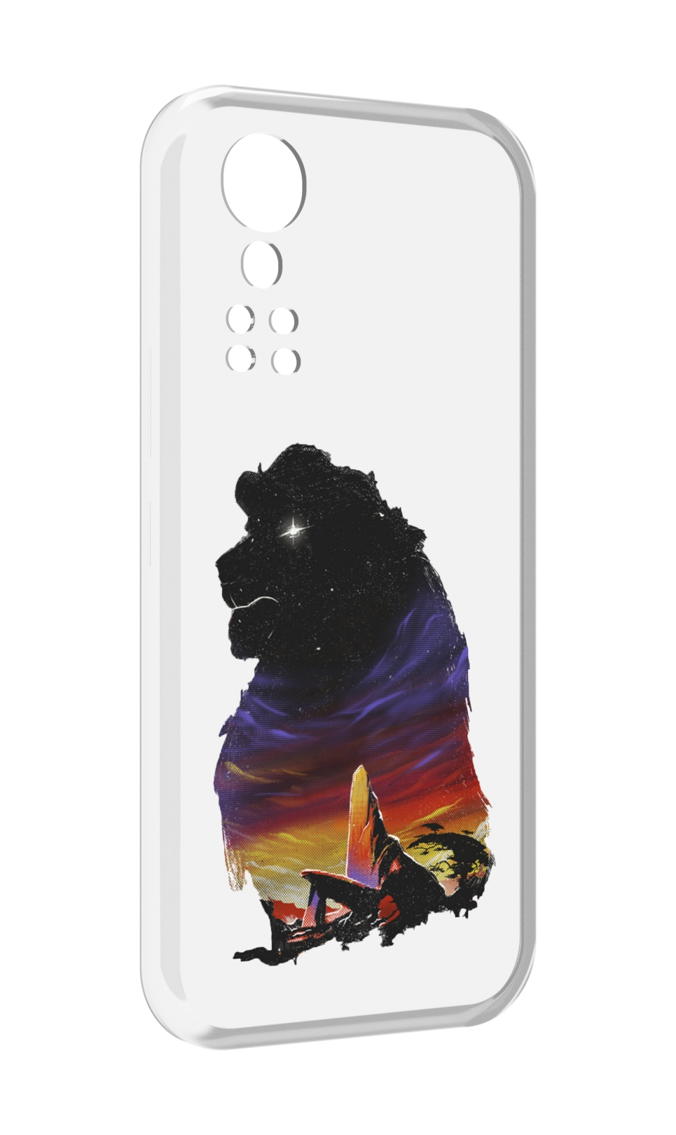 

Чехол MyPads Муфаса для ZTE Axon 30 5G / Axon 30S, Прозрачный, Tocco