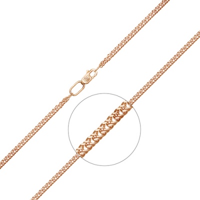 

Цепочка из красного золота 50 см PLATINA jewelry 21-1703-040-1110-17, 21-1703-040-1110-17