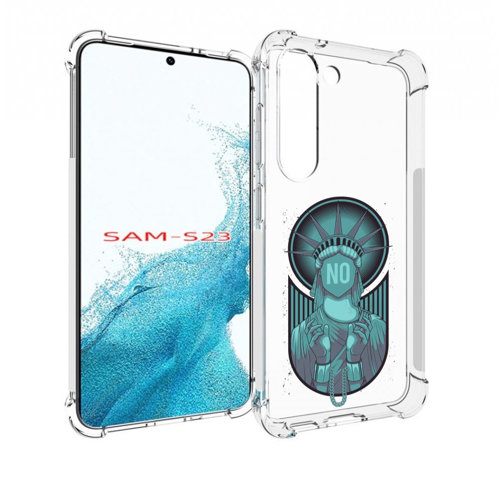

Чехол MyPads статуя свободы зеленый для Samsung Galaxy S23, Прозрачный, Tocco