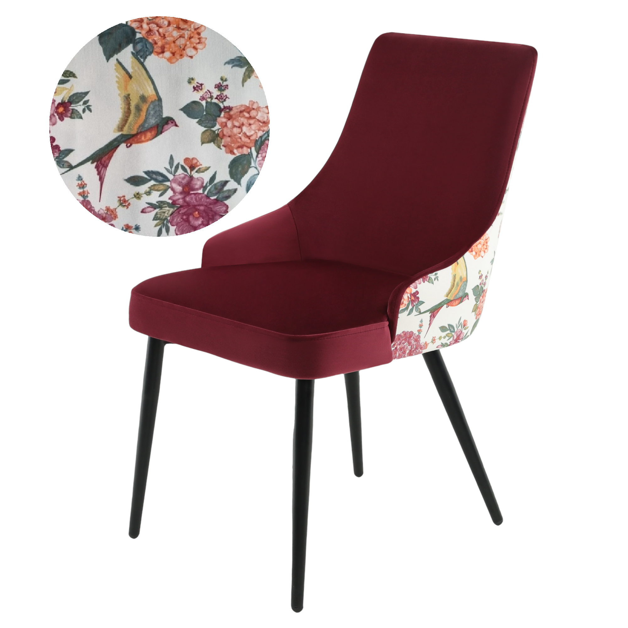 Стул для кухни Chic Chairs Exotic Barolo бордовый