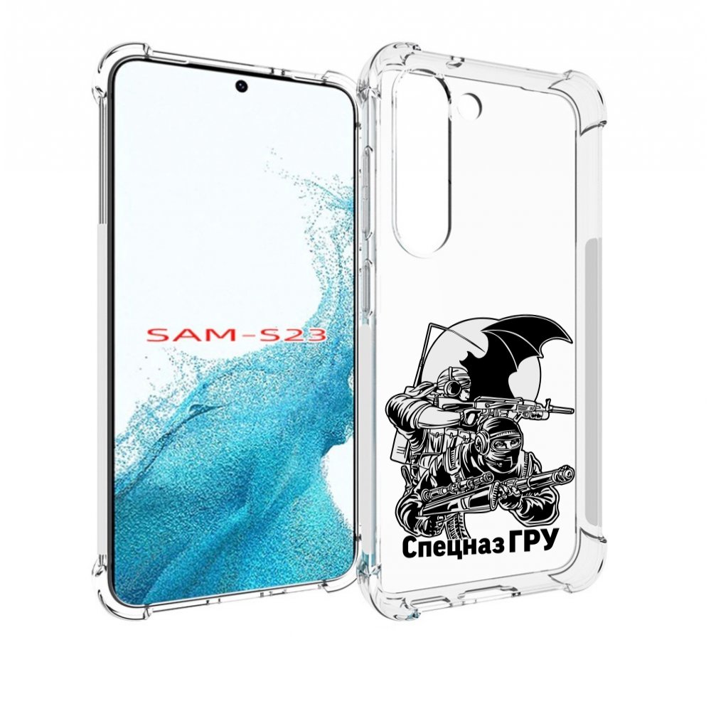 

Чехол MyPads спецназ гру для Samsung Galaxy S23, Прозрачный, Tocco