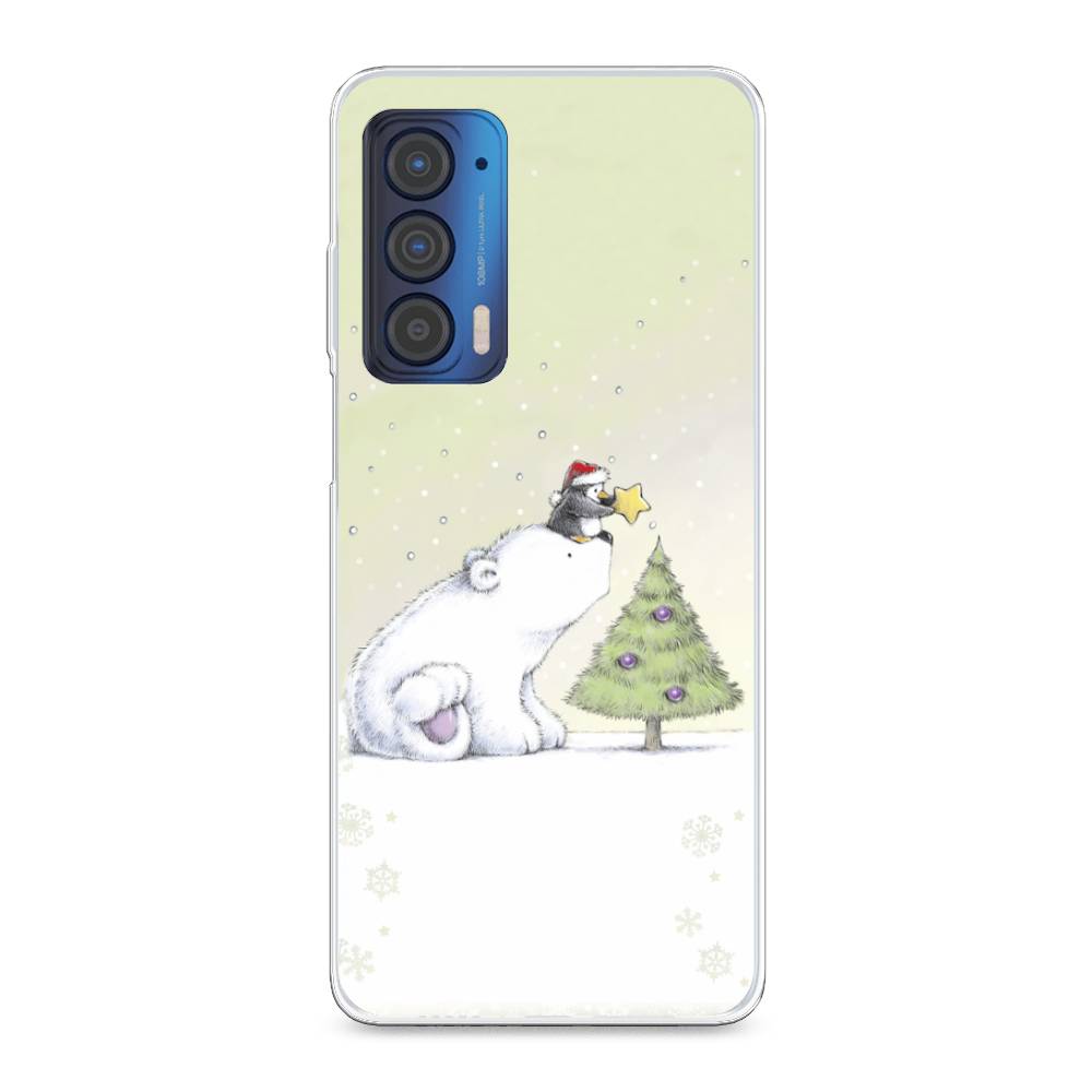 

Чехол для Motorola Edge (2021) "Украшение елки", Белый;бежевый, 242950-5