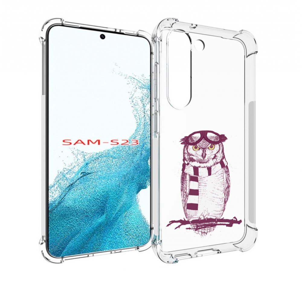 

Чехол MyPads сова-летчик для Samsung Galaxy S23, Прозрачный, Tocco