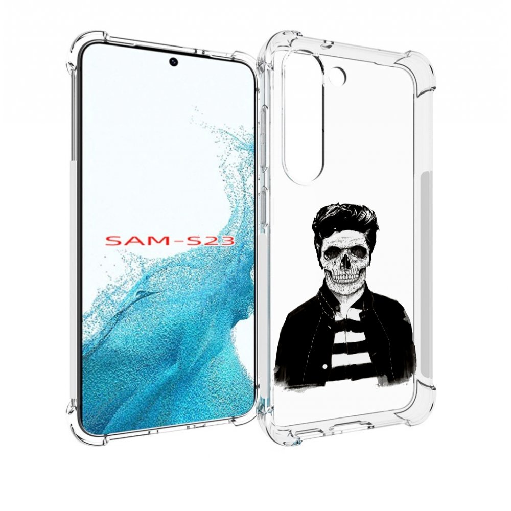

Чехол MyPads скелет для Samsung Galaxy S23, Прозрачный, Tocco