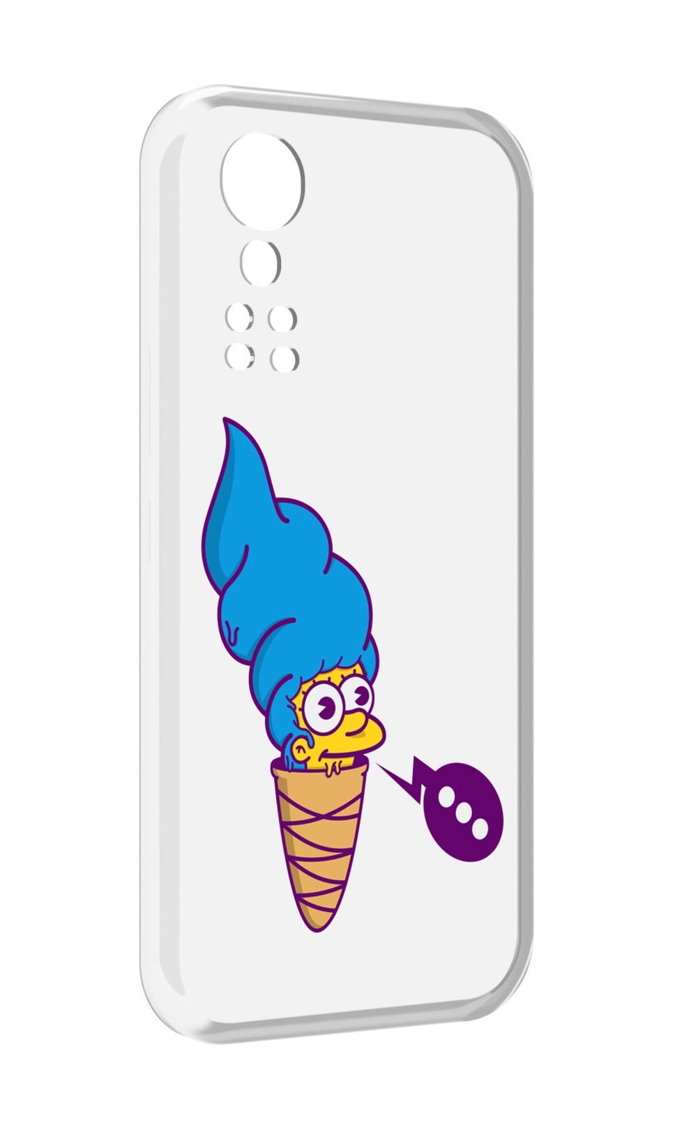 Чехол MyPads Мардж-рожок для ZTE Axon 30 5G / Axon 30S