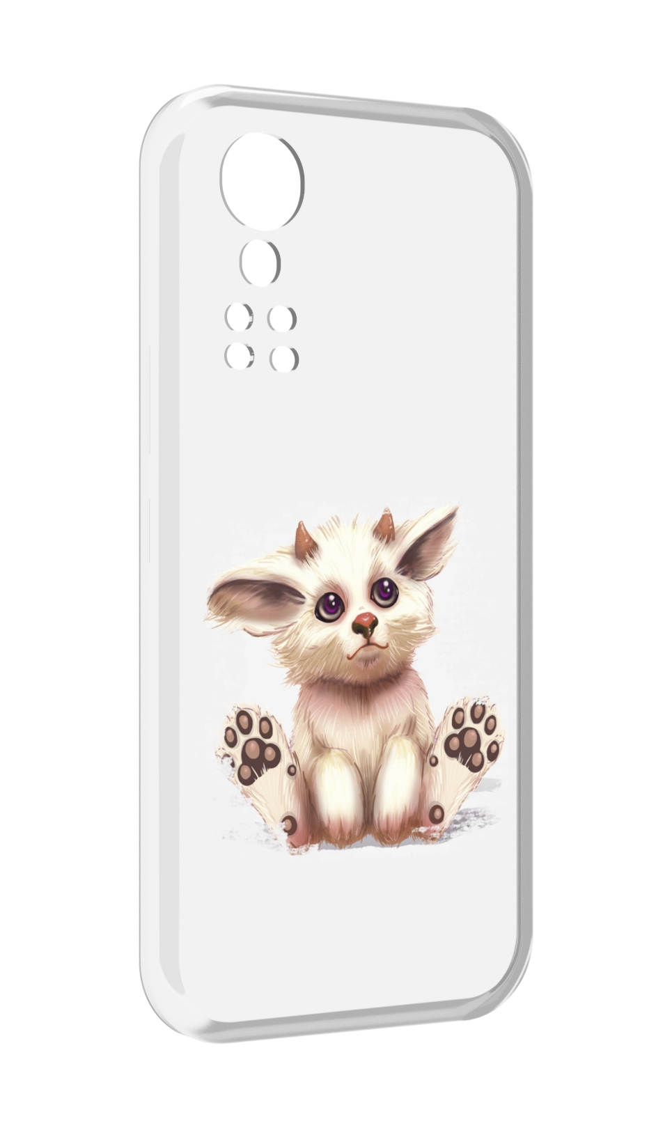 

Чехол MyPads Маленькое чудо детский для ZTE Axon 30 5G / Axon 30S, Прозрачный, Tocco