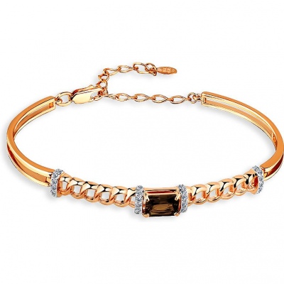 

Браслет из красного золота с раухтопазом 18,5 см Master Brilliant 08-1-171-0401-011, 08-1-171-0401-011