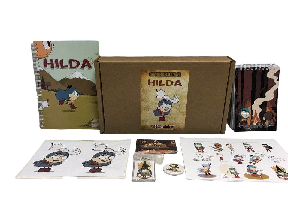 

Бокс GOODbrelok средний Хильда, Hilda №2 (с обложкой на паспорт)