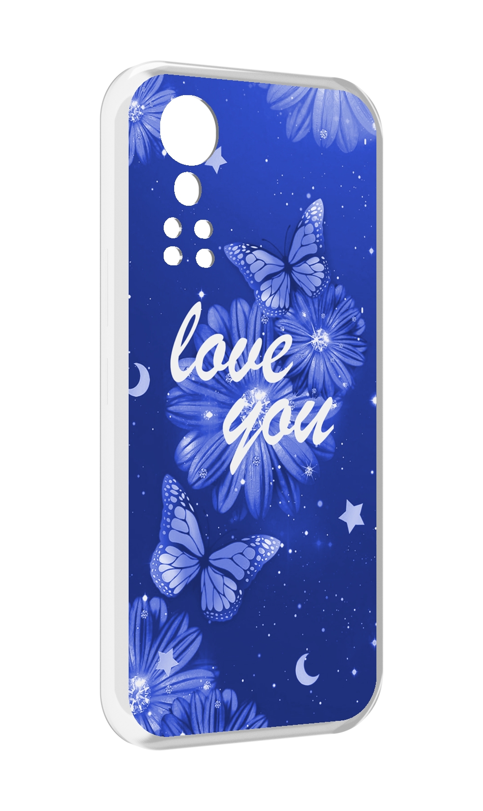 

Чехол MyPads Люблю-тебя-с-бабочками для ZTE Axon 30 5G / Axon 30S, Прозрачный, Tocco