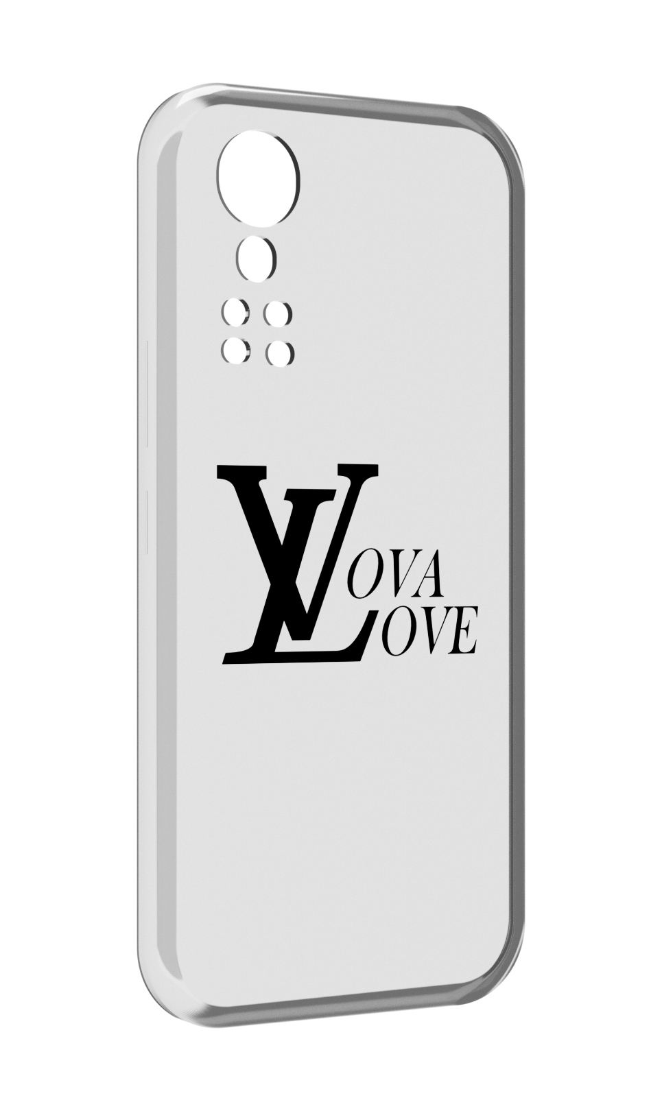 

Чехол MyPads Лова-лове для ZTE Axon 30 5G / Axon 30S, Прозрачный, Tocco