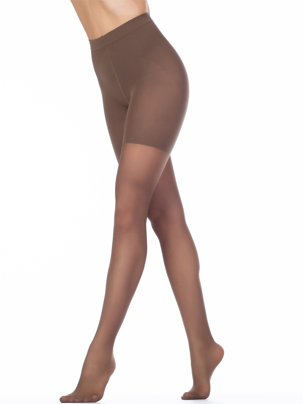 

Колготки женские Filodoro Slim Control Top коричневые  (S, Коричневый, Slim Control Top