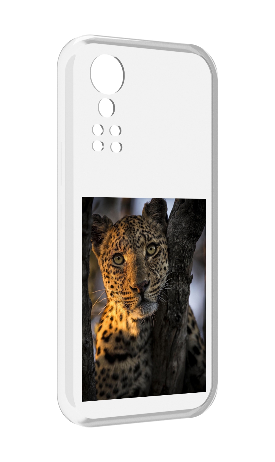 

Чехол MyPads Леопард для ZTE Axon 30 5G / Axon 30S, Прозрачный, Tocco