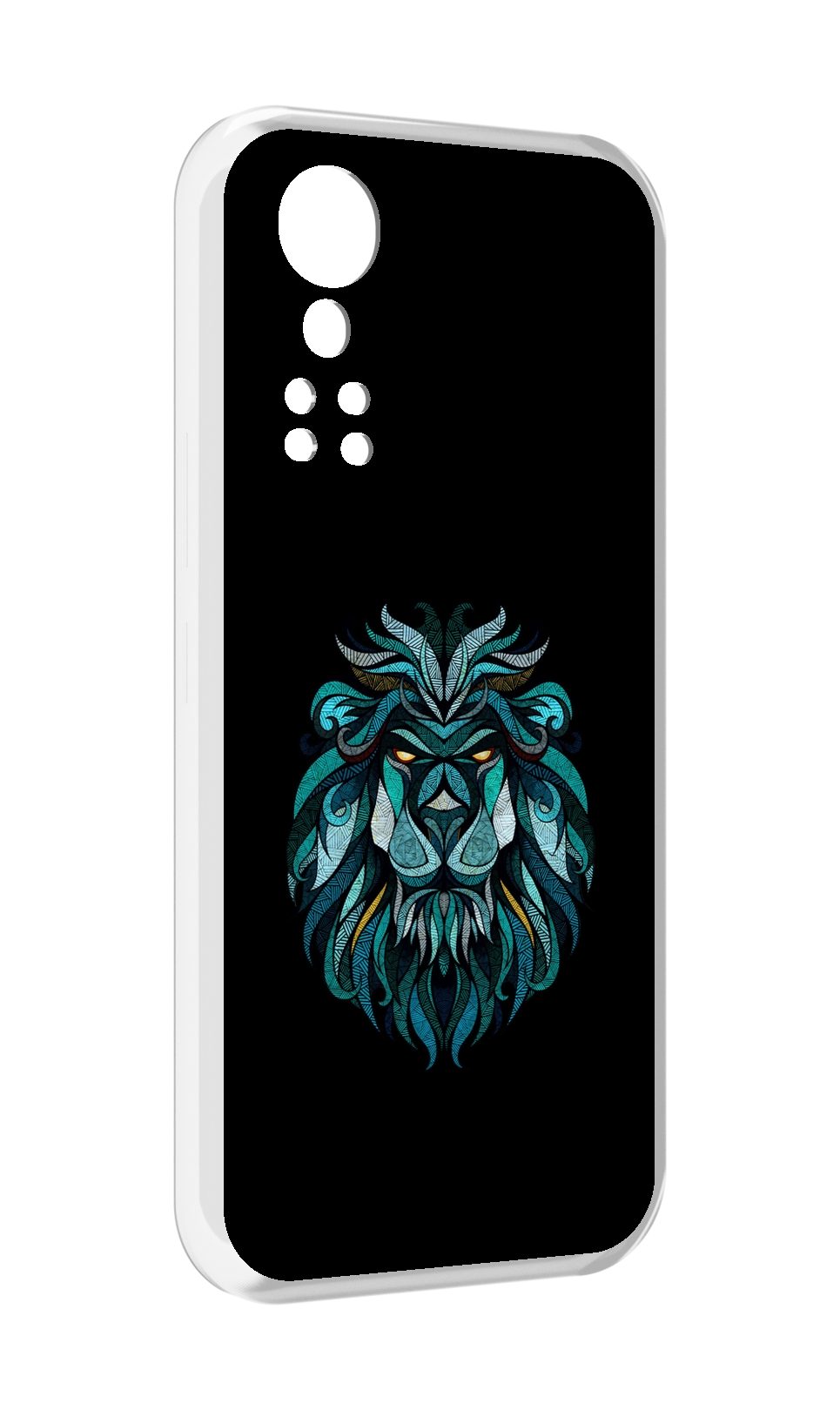

Чехол MyPads Лев-красивый-зеленый для ZTE Axon 30 5G / Axon 30S, Прозрачный, Tocco