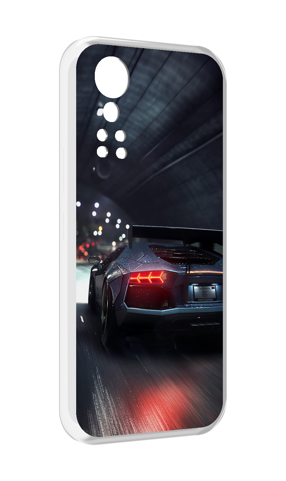 

Чехол MyPads Ламба мужской для ZTE Axon 30 5G / Axon 30S, Прозрачный, Tocco