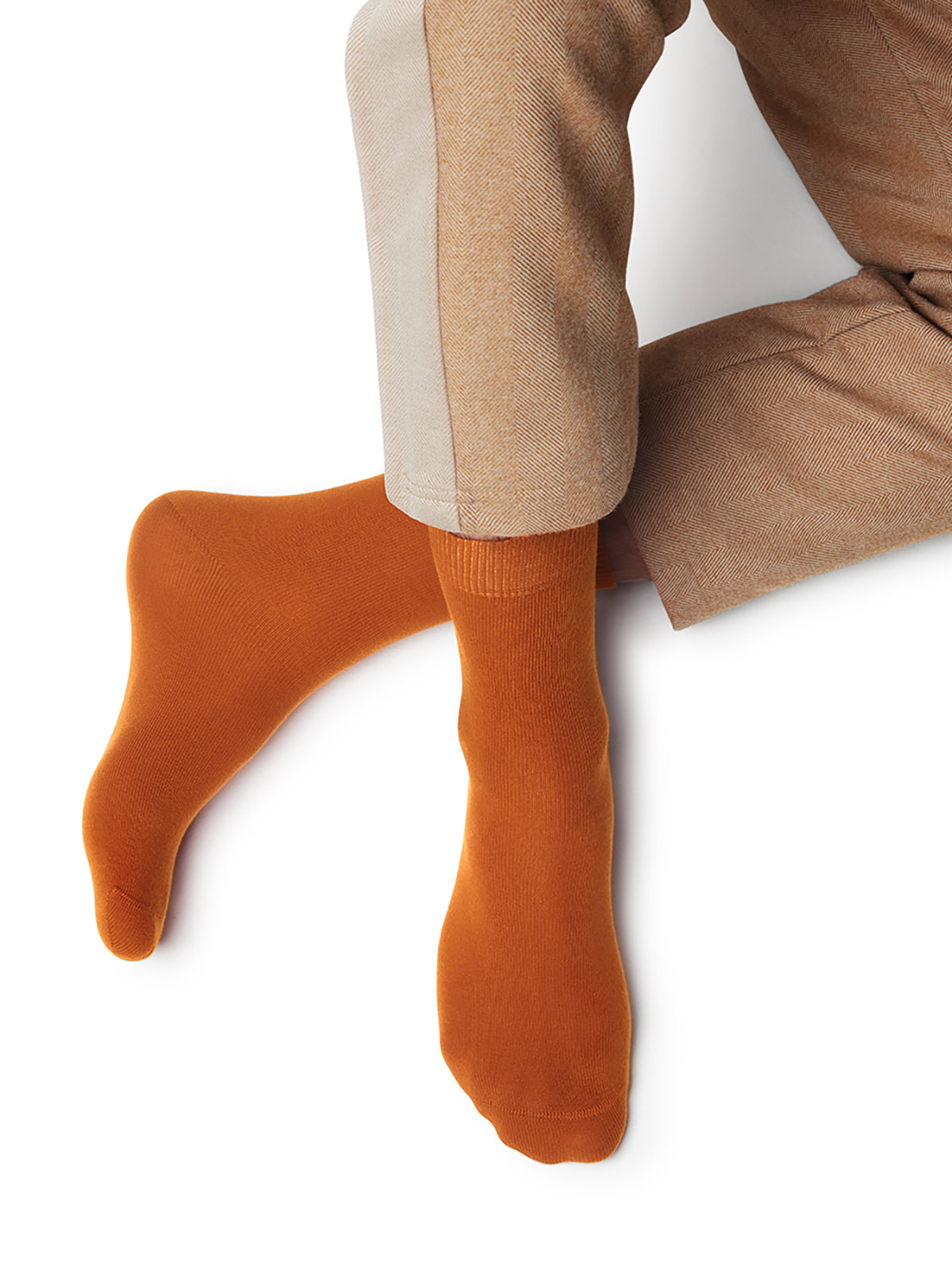 

Носки мужские Omsa for men ECO 401 COLORS коричневые, Коричневый, ECO 401 COLORS
