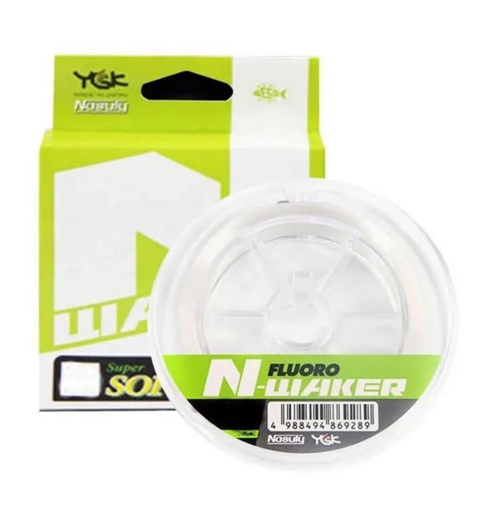 

Леска флюорокарбон YGK N-Waker Super Soft 91м (0.8 (0.163mm / 3lb / 1.36kg)), Прозрачный, N Walker Fluoro Super Soft