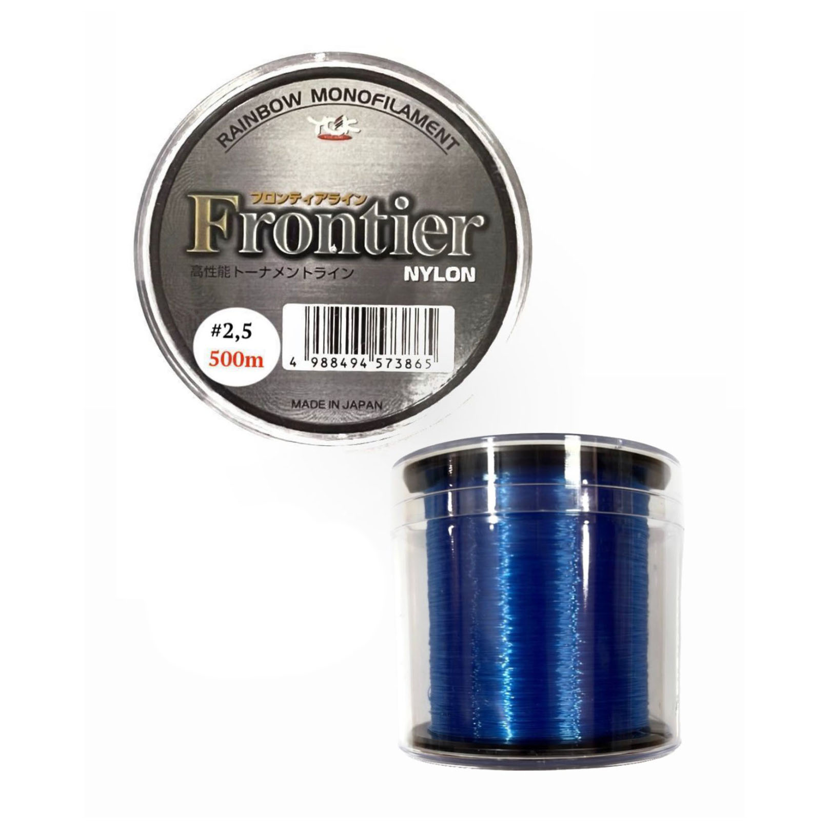 

Леска YGK Frontier Nylon 500m. #2.5 10Lb. 0.26mm. Цв. Синий, Frontier Nylon