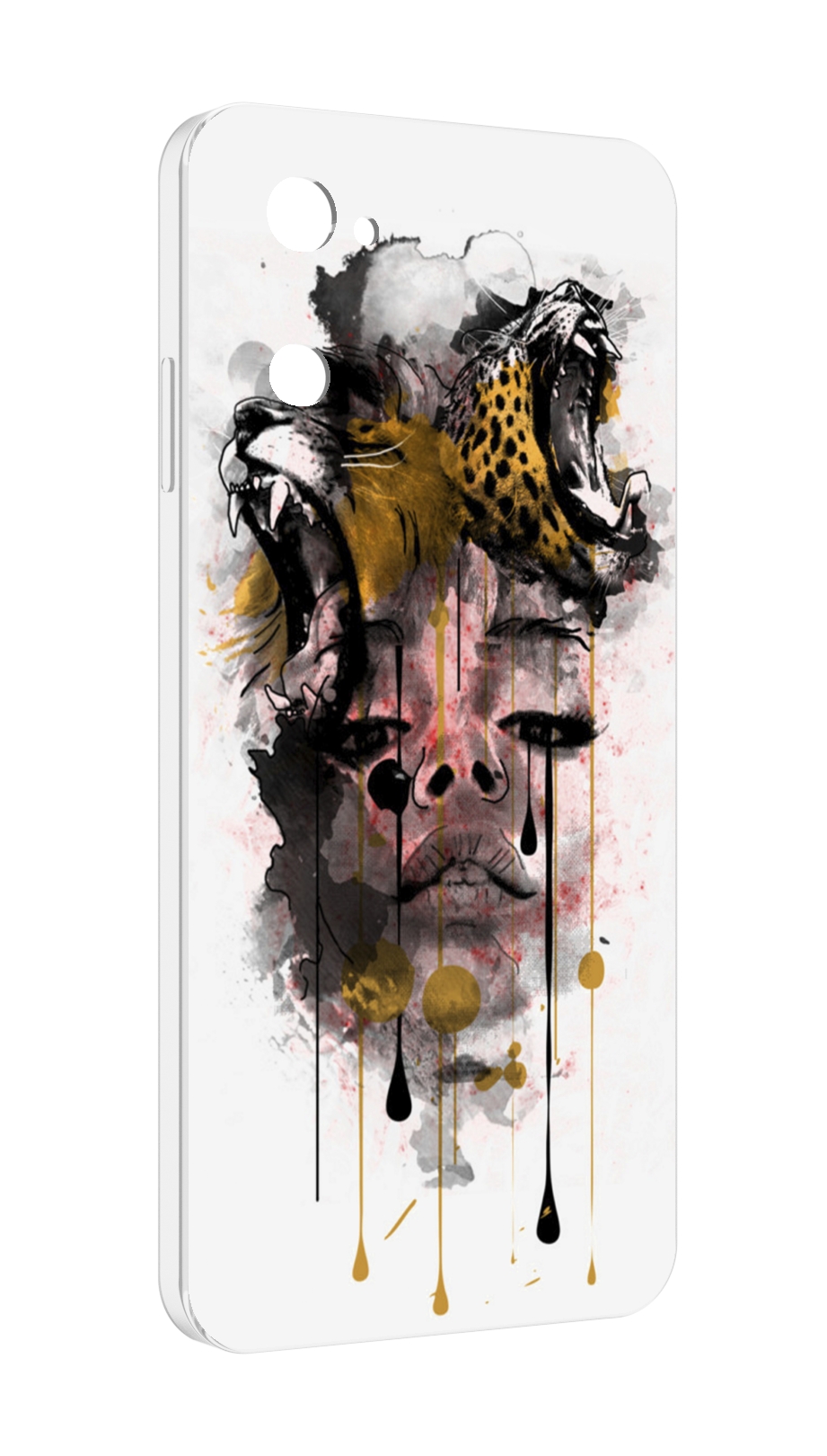 

Чехол MyPads Девушка гепард женский для UleFone Note 12 / Note 12P, Прозрачный, Tocco