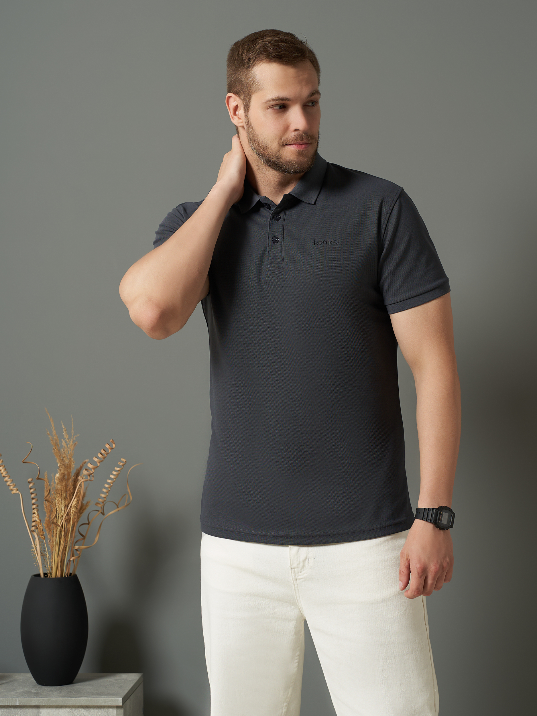 

Футболка мужская Komdu Kompolo серая 3XL, Серый, Kompolo