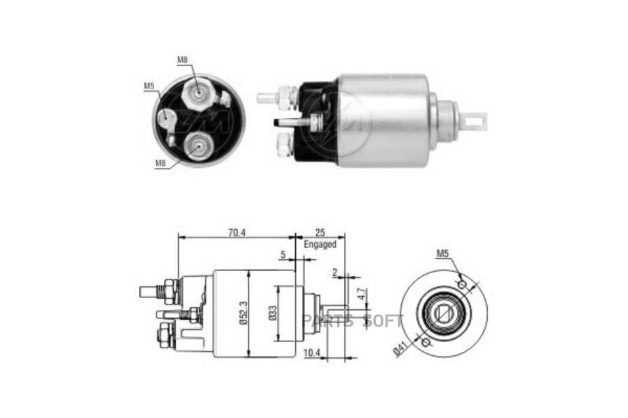 

Реле Втягивающее Renault Logan Zm6271 ,Бренд Era - Zm Era арт. ZM6271