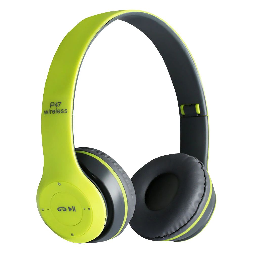 

Беспроводные наушники Fixet P47 Green, P47