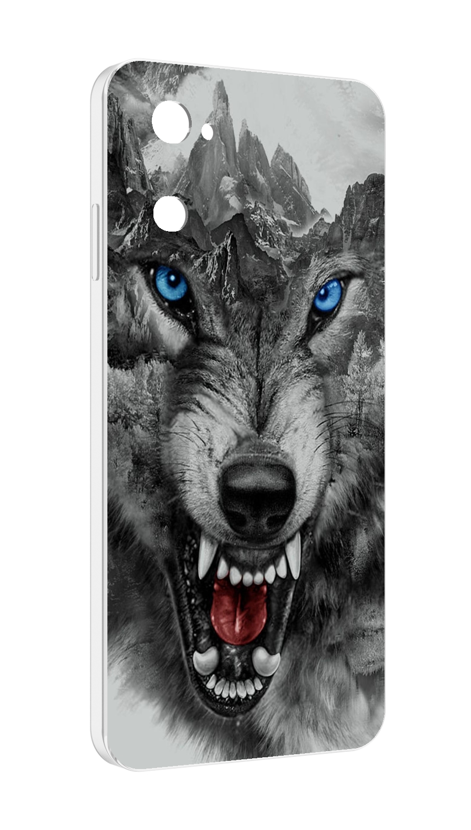 

Чехол MyPads Волк-частица мужской для UleFone Note 12 / Note 12P, Прозрачный, Tocco