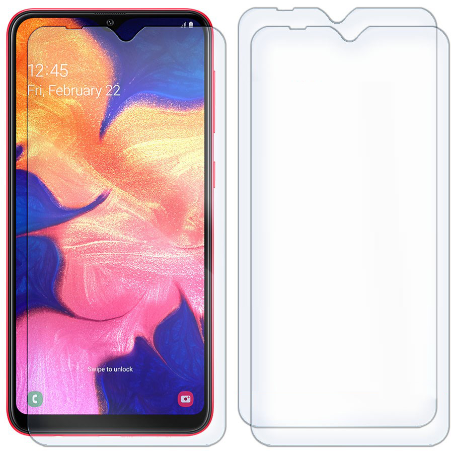 

Комплект из 3-x защитных гибридных стекол для Samsung Galaxy A10