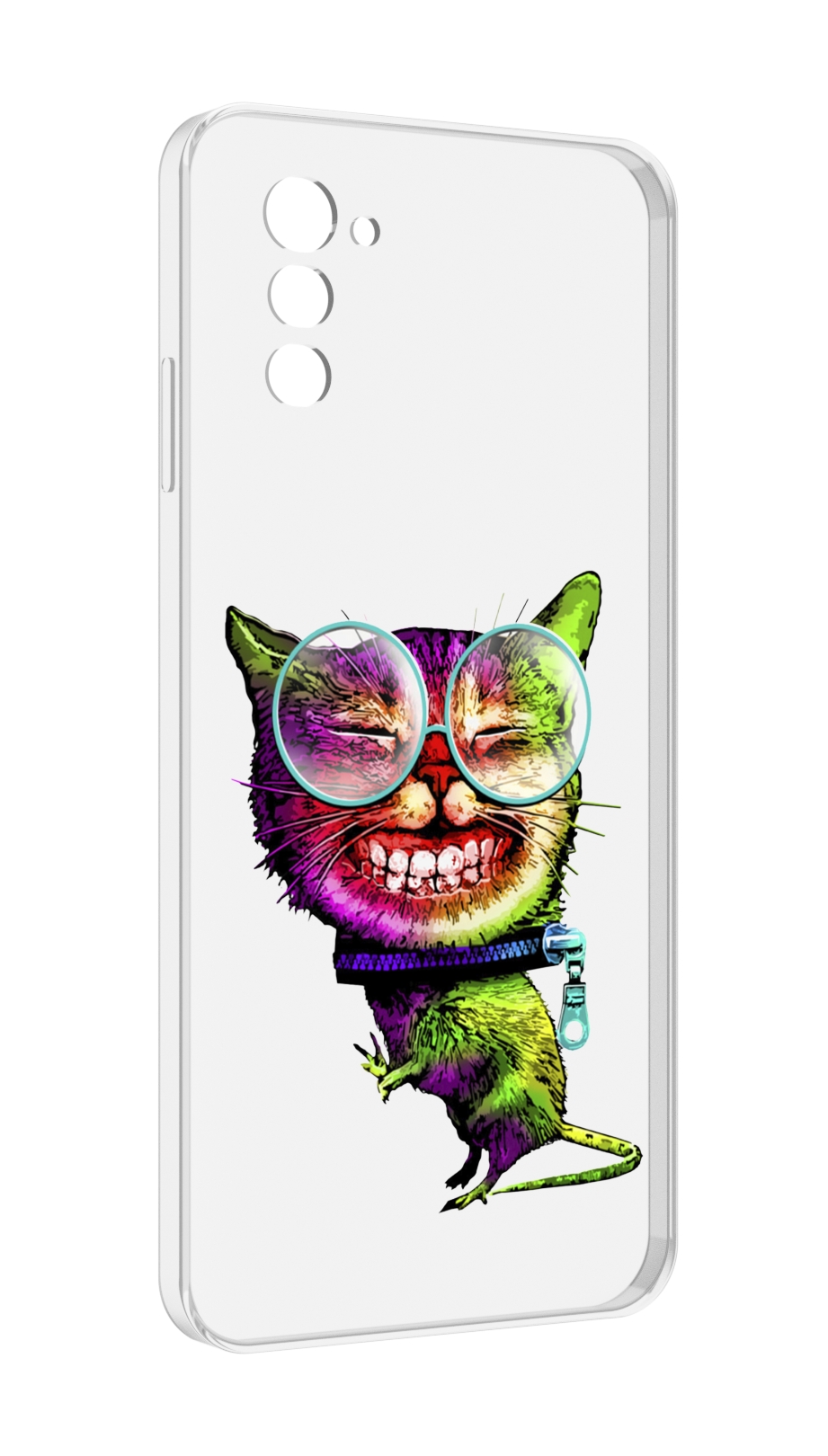 

Чехол MyPads Веселый кот для UleFone Note 12 / Note 12P, Прозрачный, Tocco