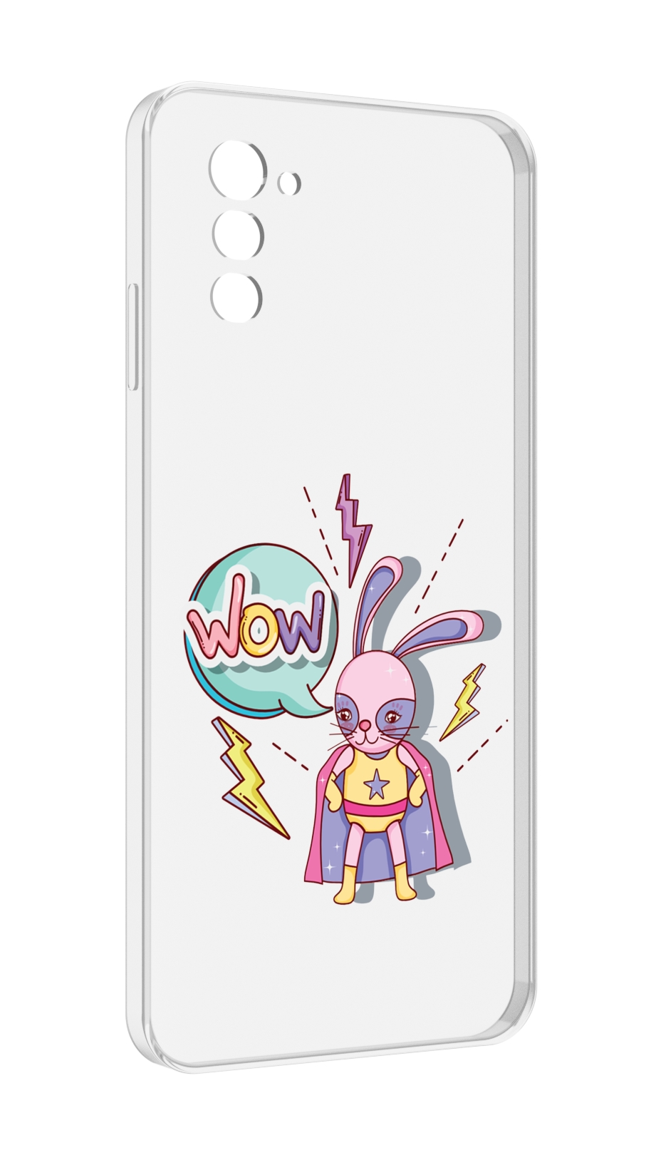 

Чехол MyPads Вау для UleFone Note 12 / Note 12P, Прозрачный, Tocco