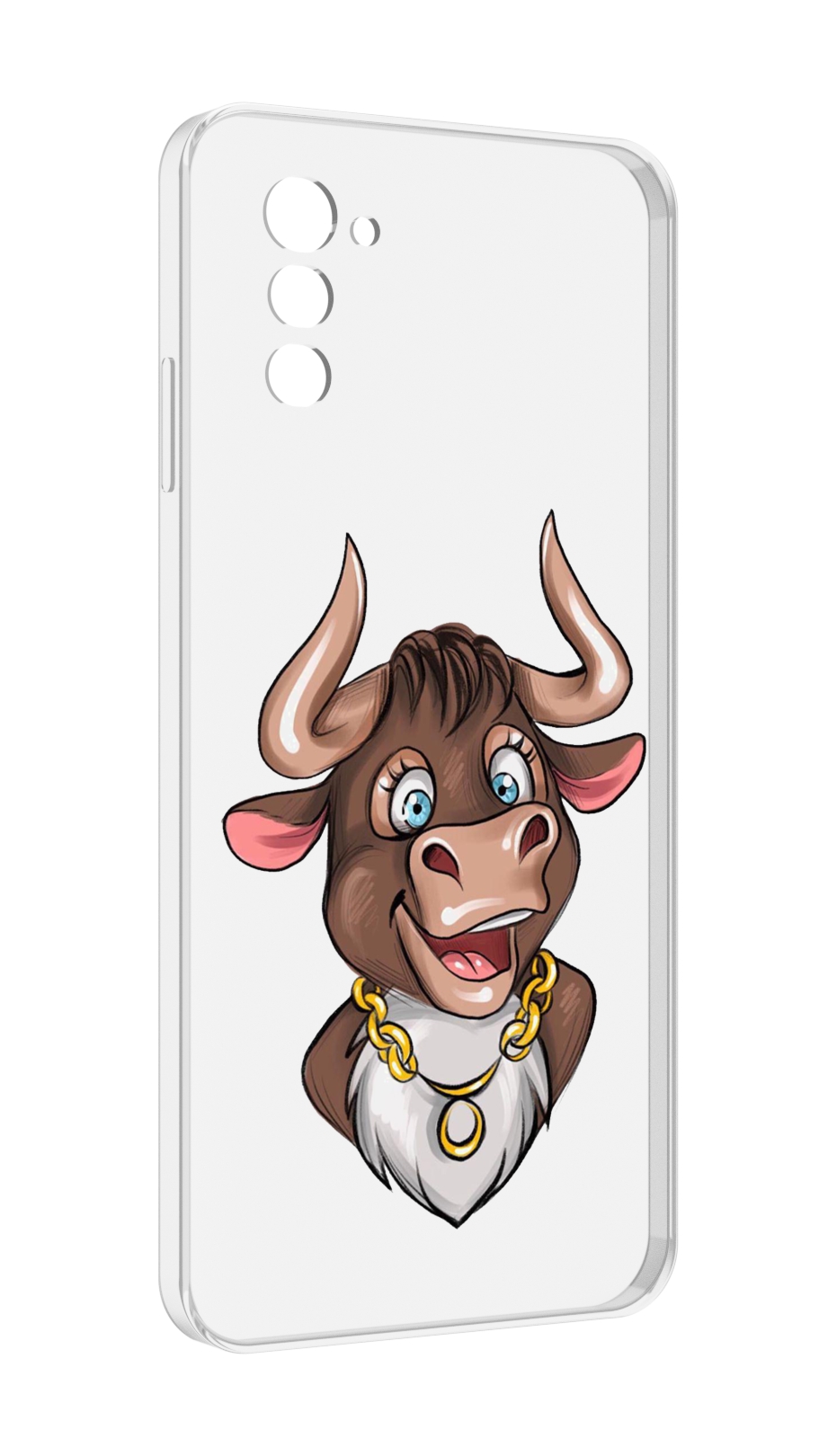 

Чехол MyPads Бычок для UleFone Note 12 / Note 12P, Прозрачный, Tocco