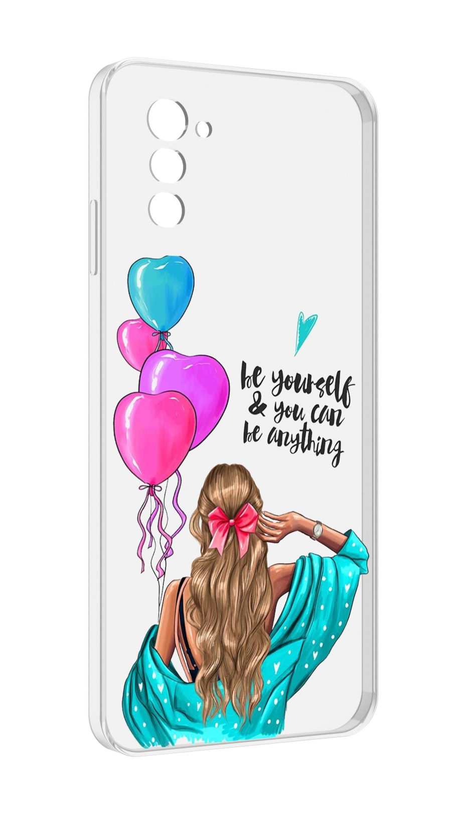 

Чехол MyPads Будь-собой для UleFone Note 12 / Note 12P, Прозрачный, Tocco
